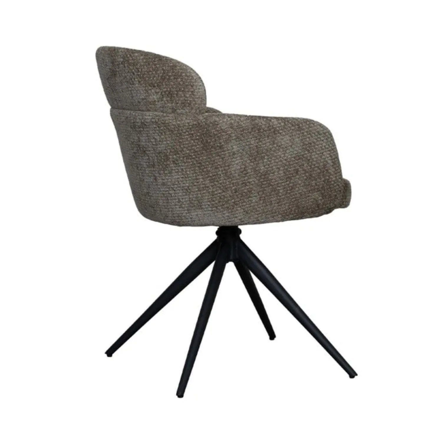 Label51 Eetkamerstoelen|Eetkamerstoel Levi Hunter Stof