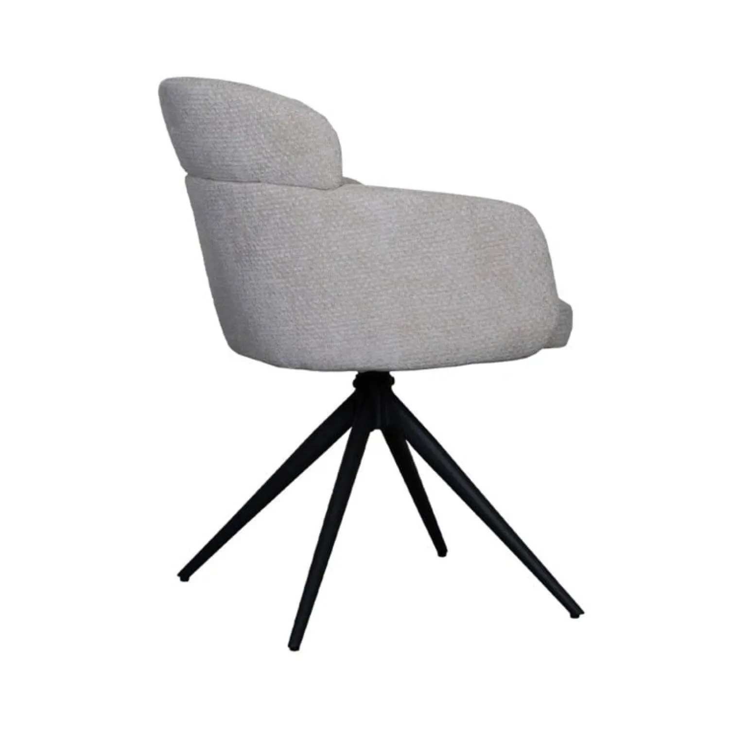 Label51 Eetkamerstoelen|Eetkamerstoel Levi Naturel Stof