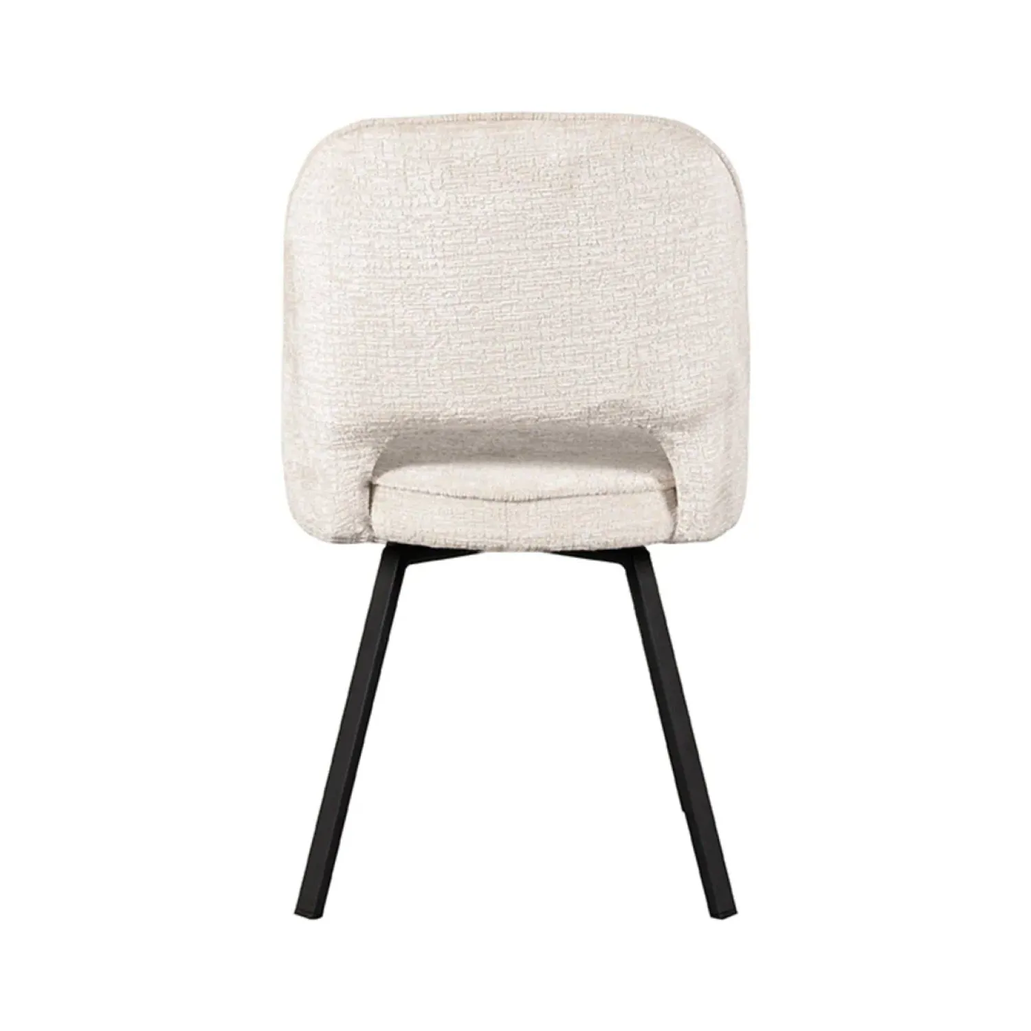 Label51 Eetkamerstoelen|Eetkamerstoel Lewis Crème Fluweel