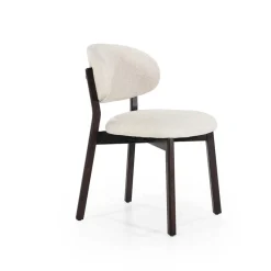 Eleonora Eetkamerstoelen|Eetkamerstoel Mikky Bruin Beige