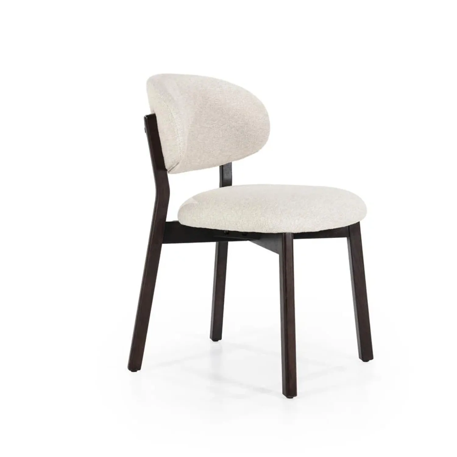 Eleonora Eetkamerstoelen|Eetkamerstoel Mikky Bruin Beige