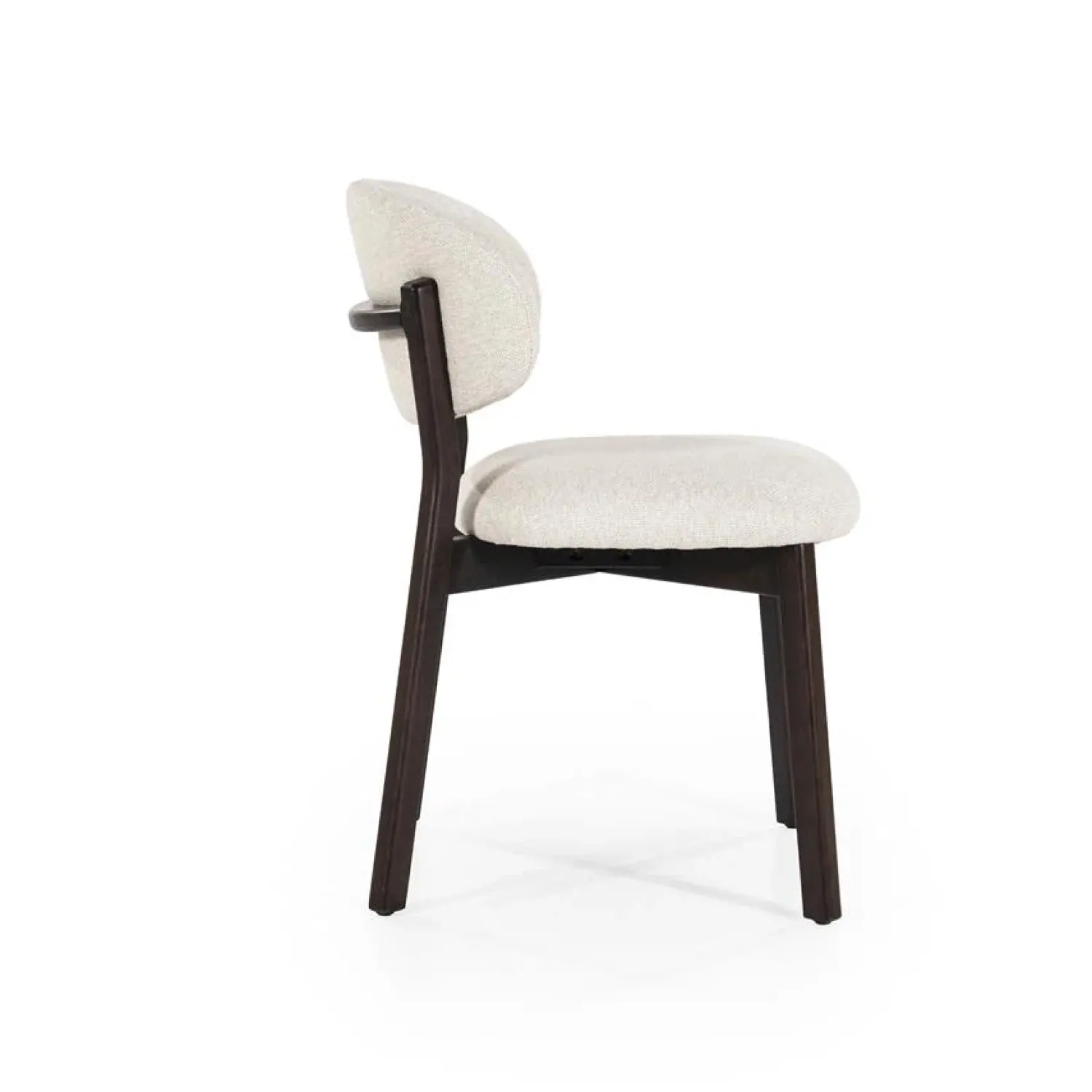 Eleonora Eetkamerstoelen|Eetkamerstoel Mikky Bruin Beige