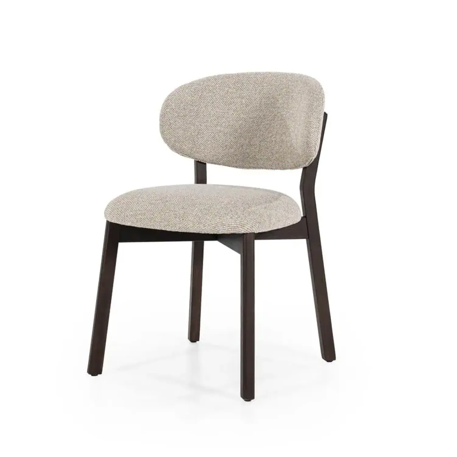 Eleonora Eetkamerstoelen|Eetkamerstoel Mikky Bruin Taupe