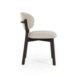 Eleonora Eetkamerstoelen|Eetkamerstoel Mikky Bruin Taupe