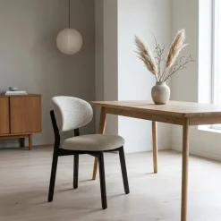 Eleonora Eetkamerstoelen|Eetkamerstoel Mikky Bruin Taupe