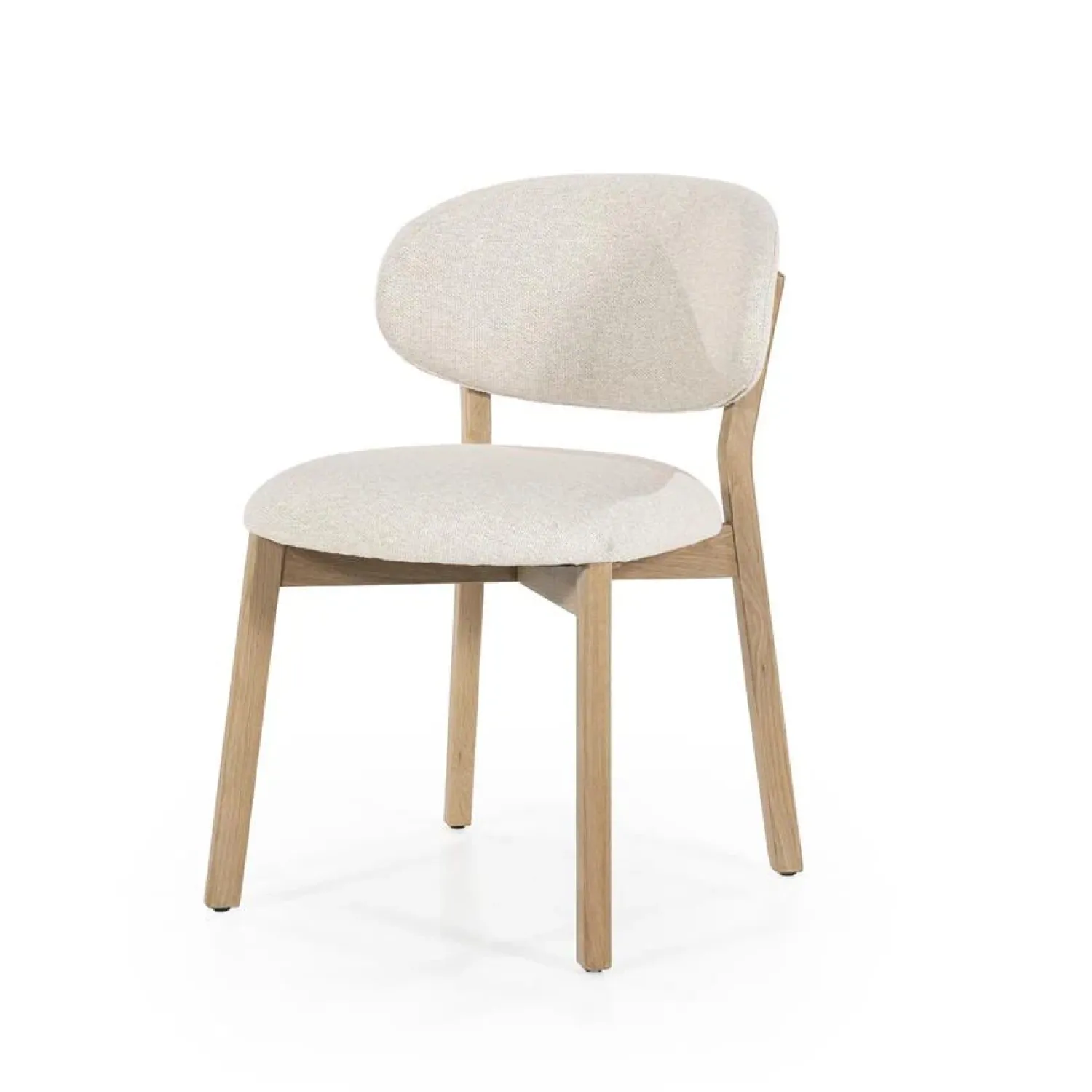 Eleonora Eetkamerstoelen|Eetkamerstoel Mikky Naturel Beige