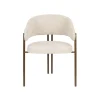 Dutchbone Eetkamerstoelen|Eetkamerstoel Naida Beige