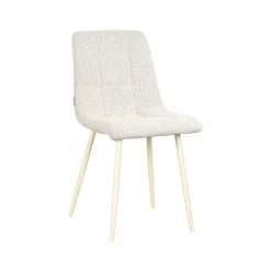 Label51 Eetkamerstoelen|Eetkamerstoel Nino Naturel Stof