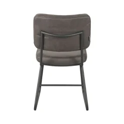 Label51 Eetkamerstoelen|Eetkamerstoel Noah Antraciet Micro Suede