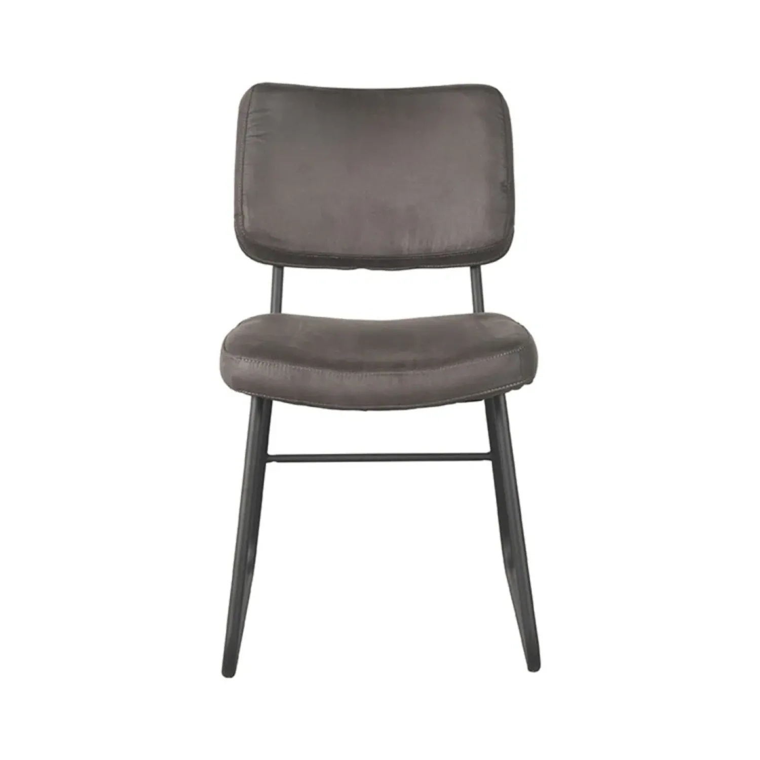 Label51 Eetkamerstoelen|Eetkamerstoel Noah Antraciet Micro Suede