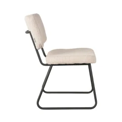 Label51 Eetkamerstoelen|Eetkamerstoel Noah Naturel Boucle