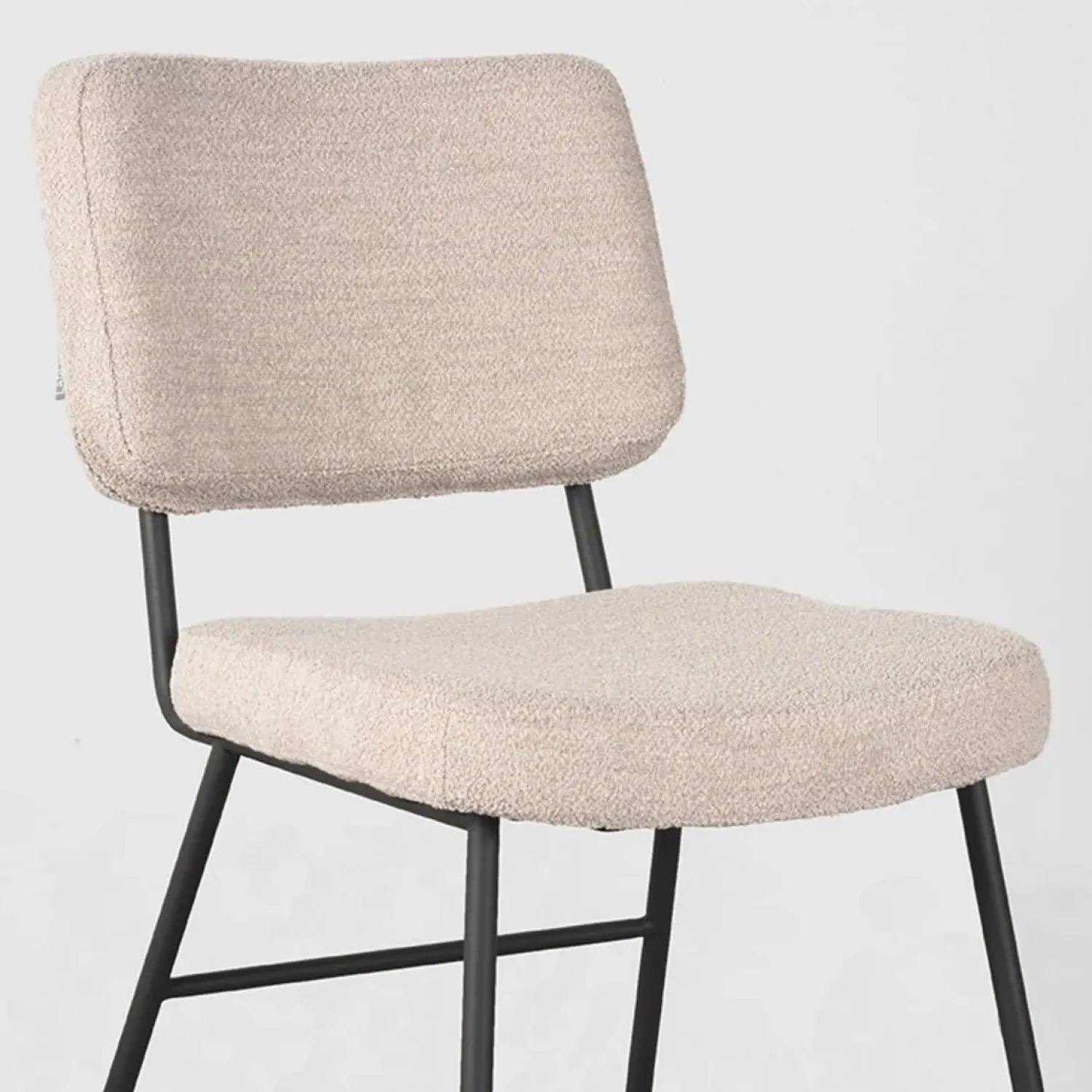 Label51 Eetkamerstoelen|Eetkamerstoel Noah Naturel Boucle