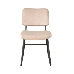 Label51 Eetkamerstoelen|Eetkamerstoel Noah Naturel Ribcord