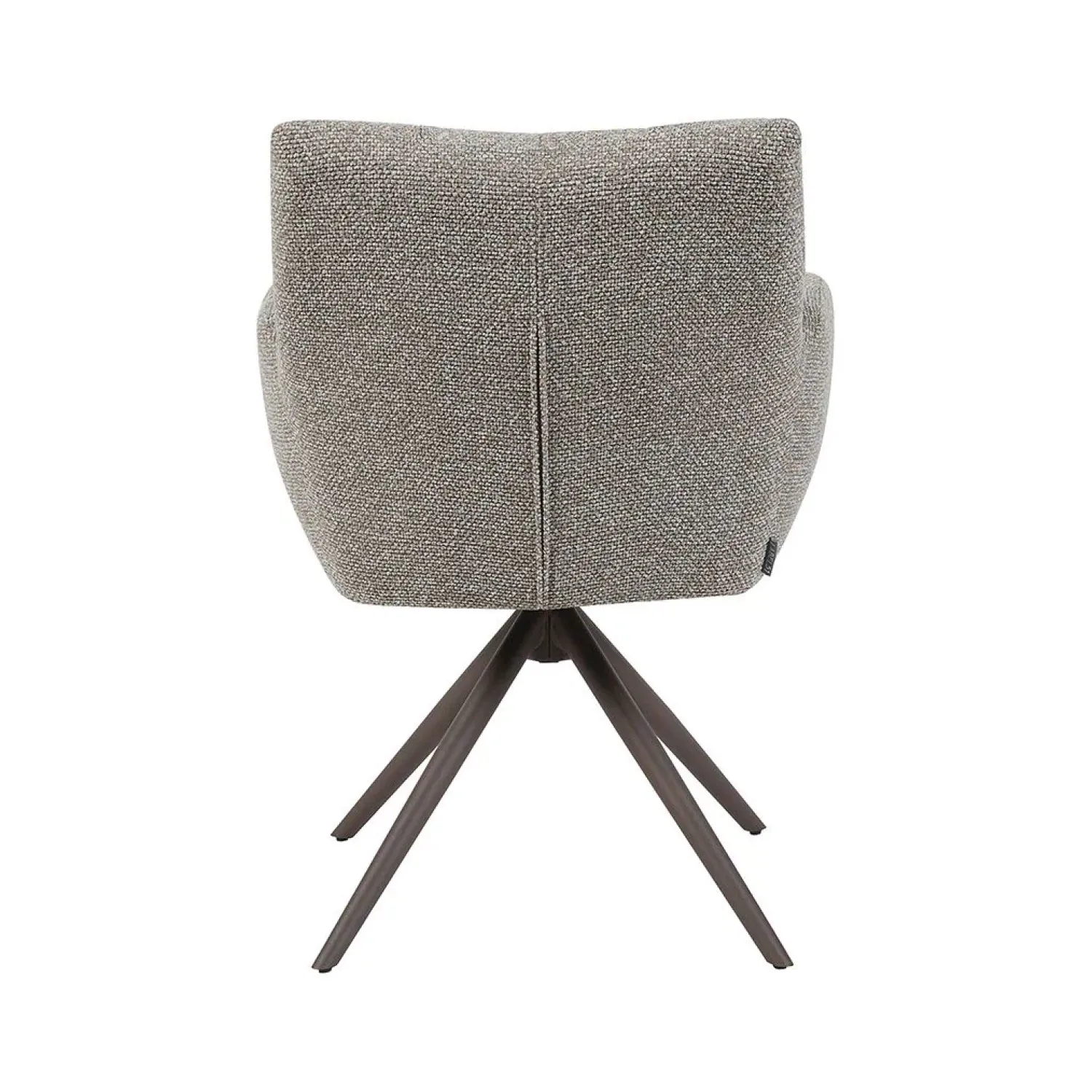 Label51 Eetkamerstoelen|Eetkamerstoel Padua Mushroom Boucle met Brons poot