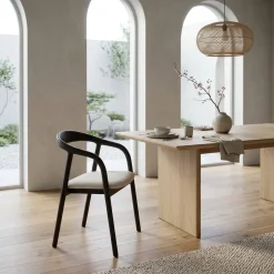 Eleonora Eetkamerstoelen|Eetkamerstoel Rayven Bruin