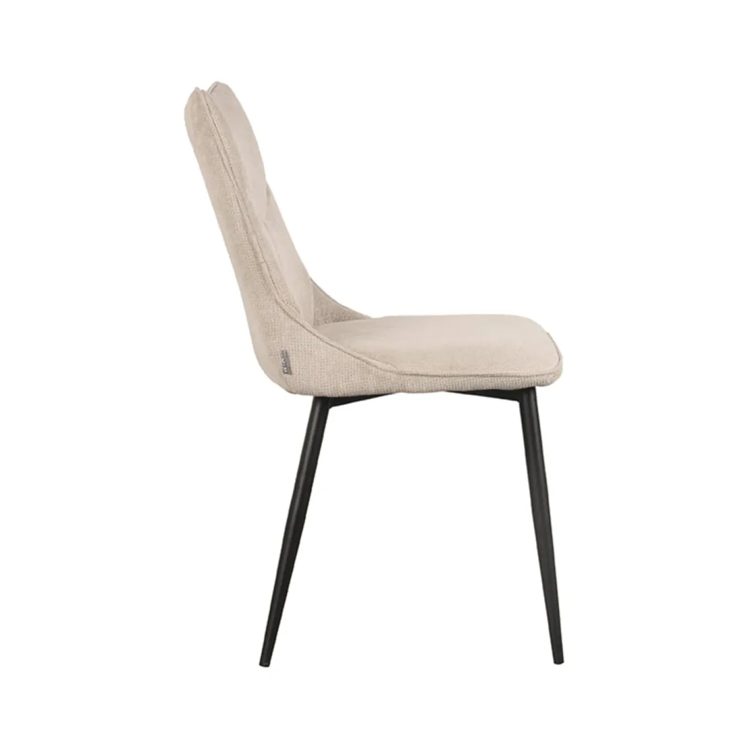 Label51 Eetkamerstoelen|Eetkamerstoel Riv Naturel Stof