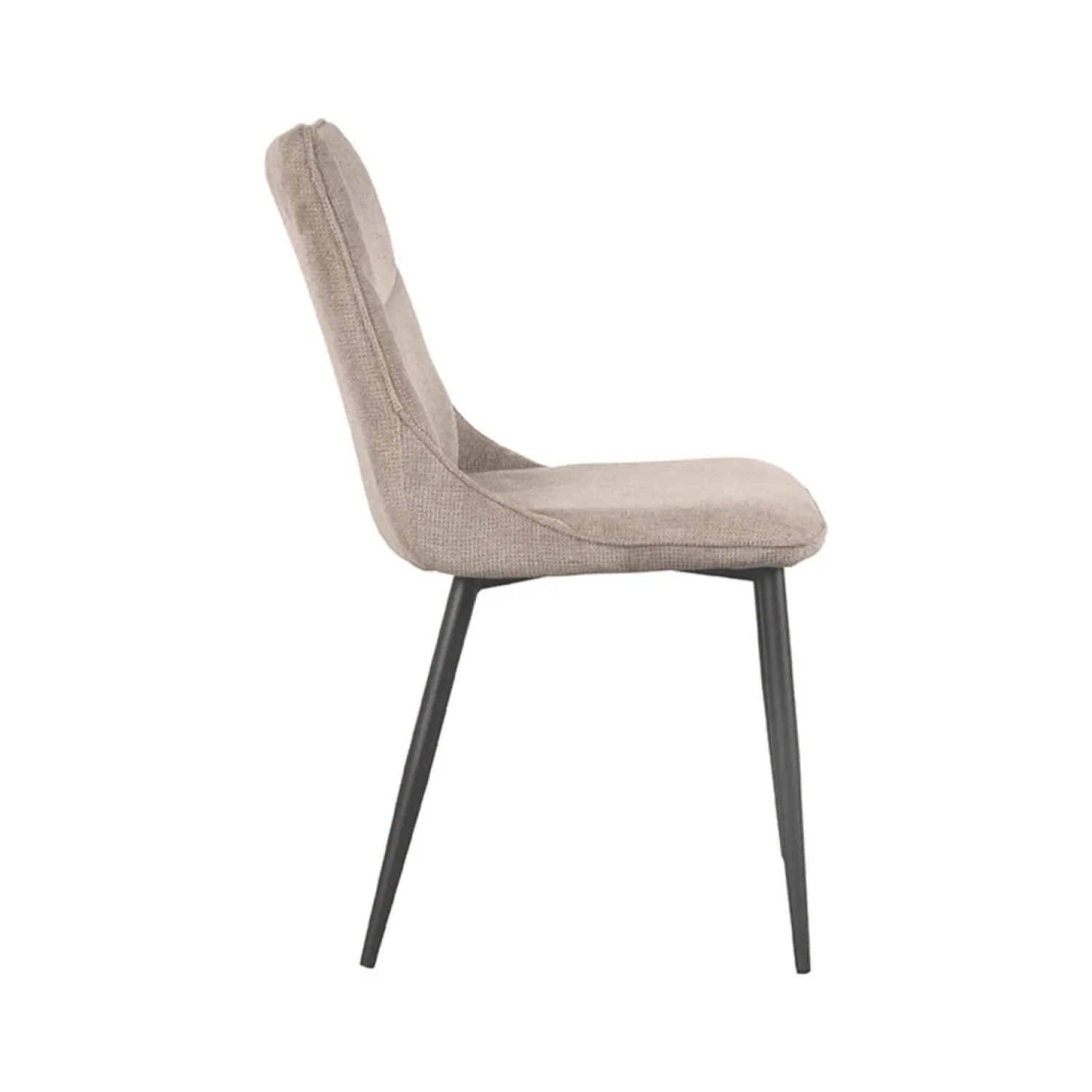 Label51 Eetkamerstoelen|Eetkamerstoel Riv 47x59x88cm Clay Stof