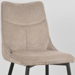 Label51 Eetkamerstoelen|Eetkamerstoel Riv 47x59x88cm Clay Stof