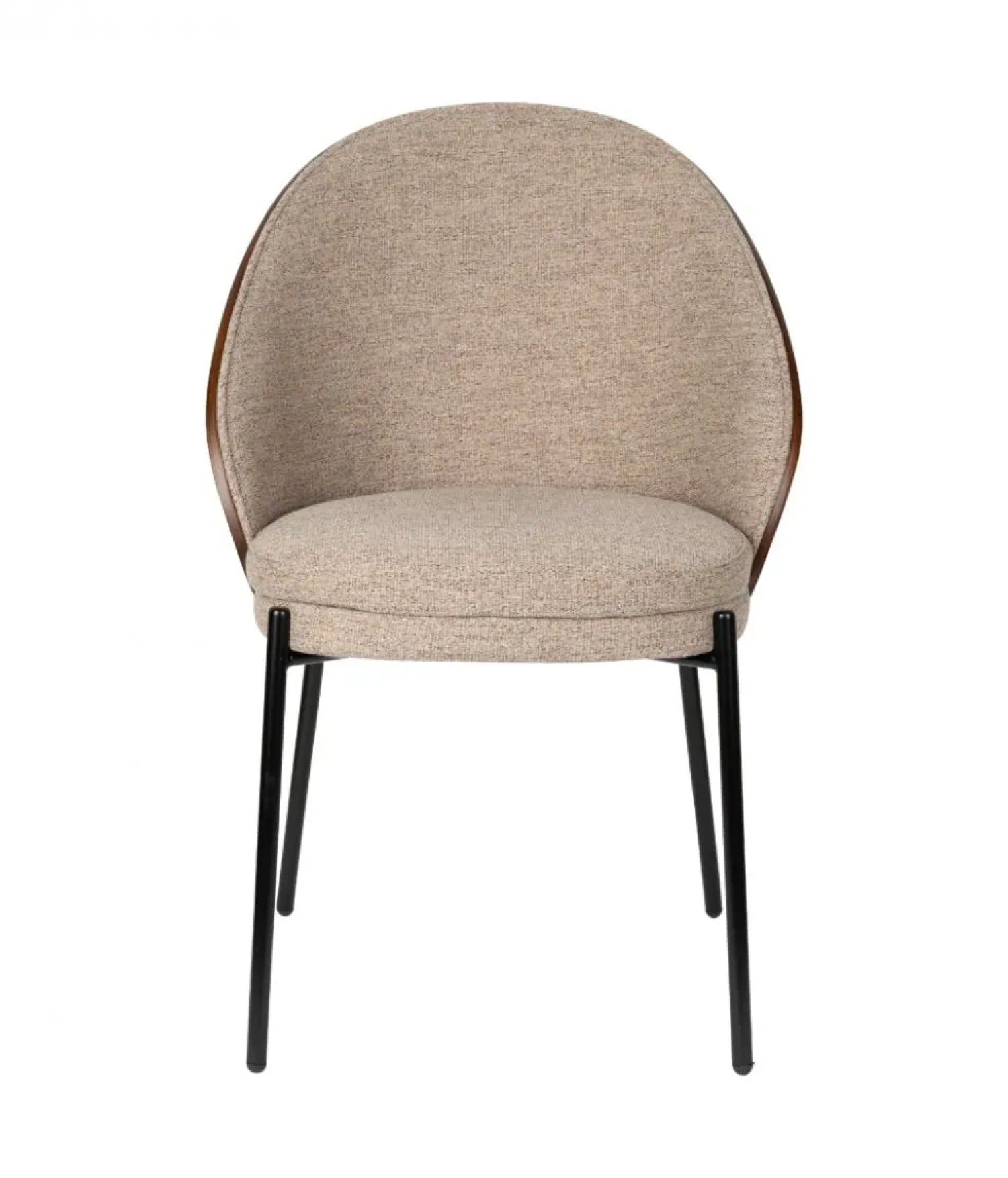 Dutchbone Eetkamerstoelen|Eetkamerstoel Rodin Grijs 54cm