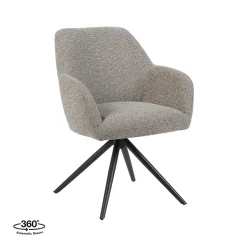 Label51 Eetkamerstoelen|Eetkamerstoel Sayuri Mushroom Boucle