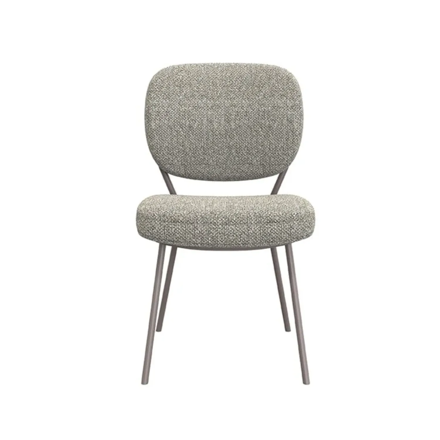 Label51 Eetkamerstoelen|Eetkamerstoel Singapore Grijs Boucle
