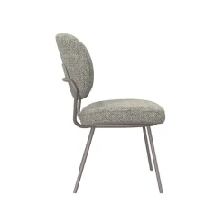 Label51 Eetkamerstoelen|Eetkamerstoel Singapore Grijs Boucle