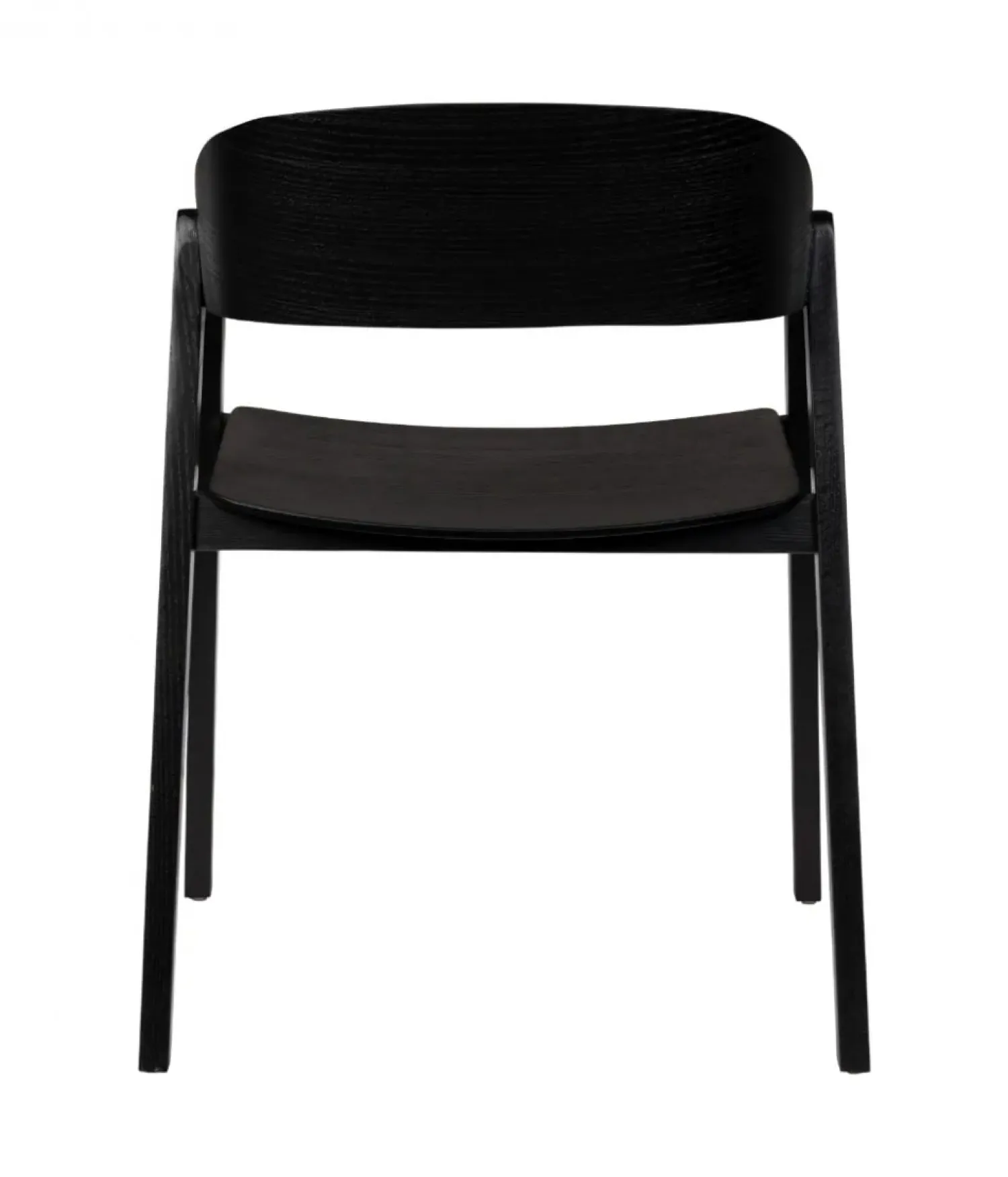 Dutchbone Eetkamerstoelen|Eetkamerstoel Westlake Zwart 58cm