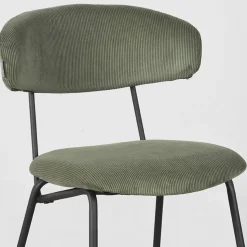 Label51 Eetkamerstoelen|Eetkamerstoel Zack Forest Ribcord