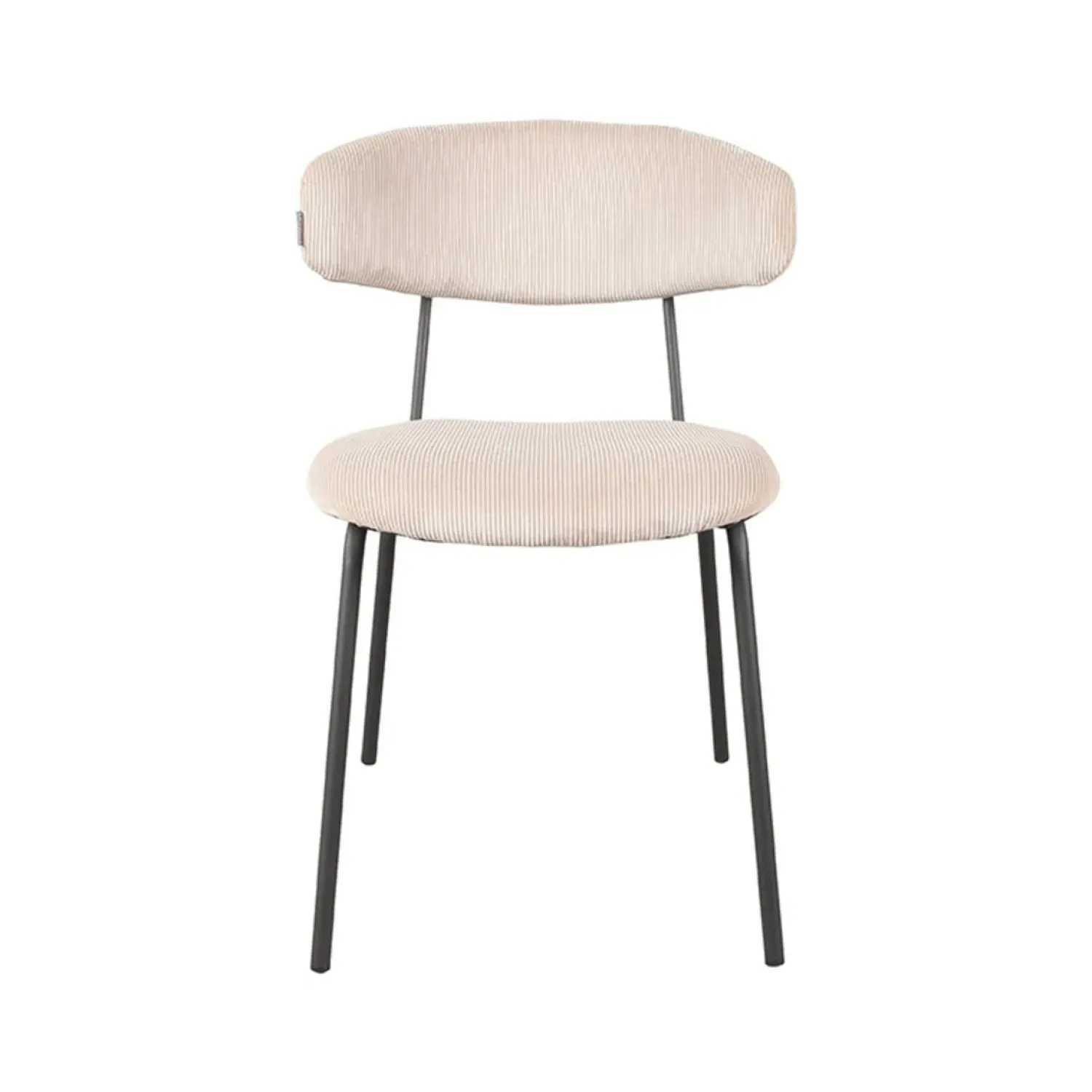 Label51 Eetkamerstoelen|Eetkamerstoel Zack Naturel Ribcord