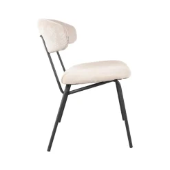 Label51 Eetkamerstoelen|Eetkamerstoel Zack Naturel Ribcord