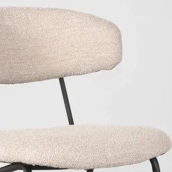 Label51 Eetkamerstoelen|Eetkamerstoel Zack Naturel Stof