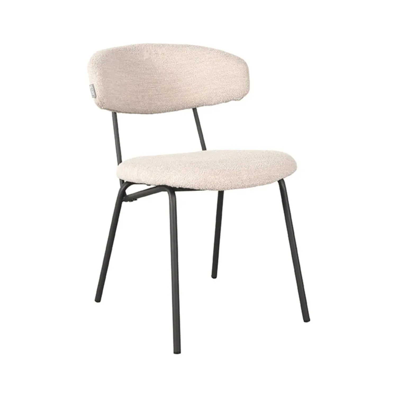 Label51 Eetkamerstoelen|Eetkamerstoel Zack Naturel Stof