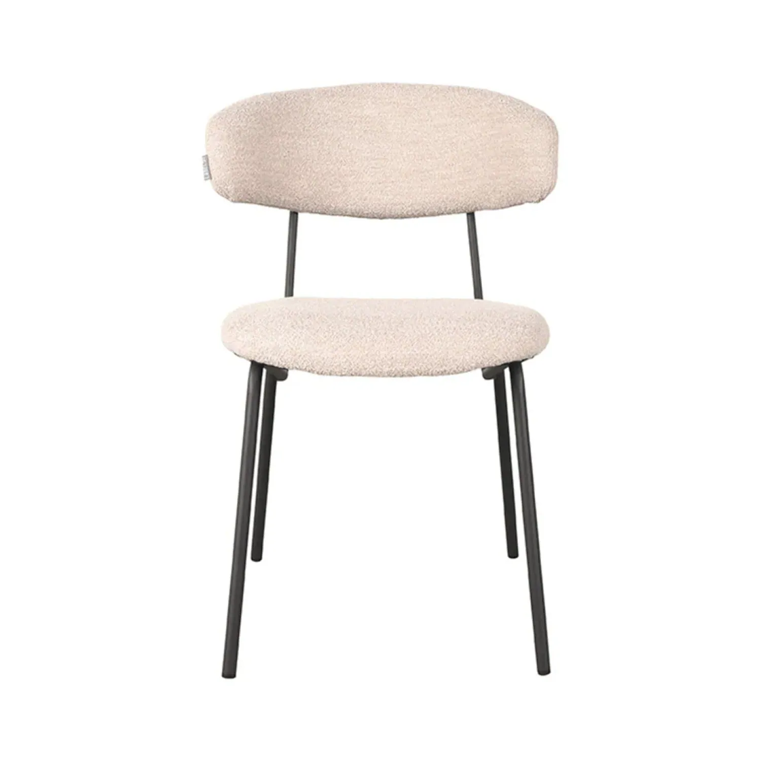 Label51 Eetkamerstoelen|Eetkamerstoel Zack Naturel Stof