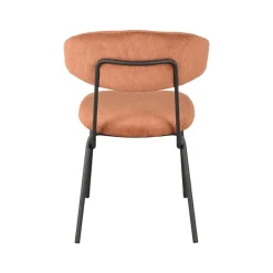 Label51 Eetkamerstoelen|Eetkamerstoel Zack Rust Ribcord