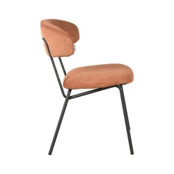Label51 Eetkamerstoelen|Eetkamerstoel Zack Rust Ribcord
