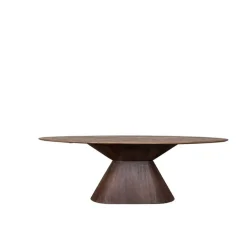 Label51 Eettafels|Eetkamertafel Jagger Espresso Mangohout 220cm