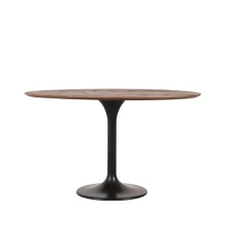 Label51 Eettafels|Eetkamertafel Otto Espresso Mangohout 130cm