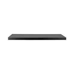 Label51 Tafelbladen|Eetkamertafel Tafelblad Straight Edge Zwart Mangohout 120cm