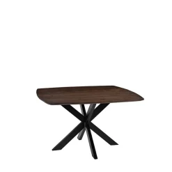Label51 Eettafels|Eettafel Blake Espresso Mangohout 140cm