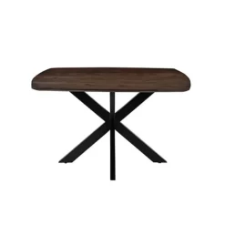 Label51 Eettafels|Eettafel Blake Espresso Mangohout 140cm
