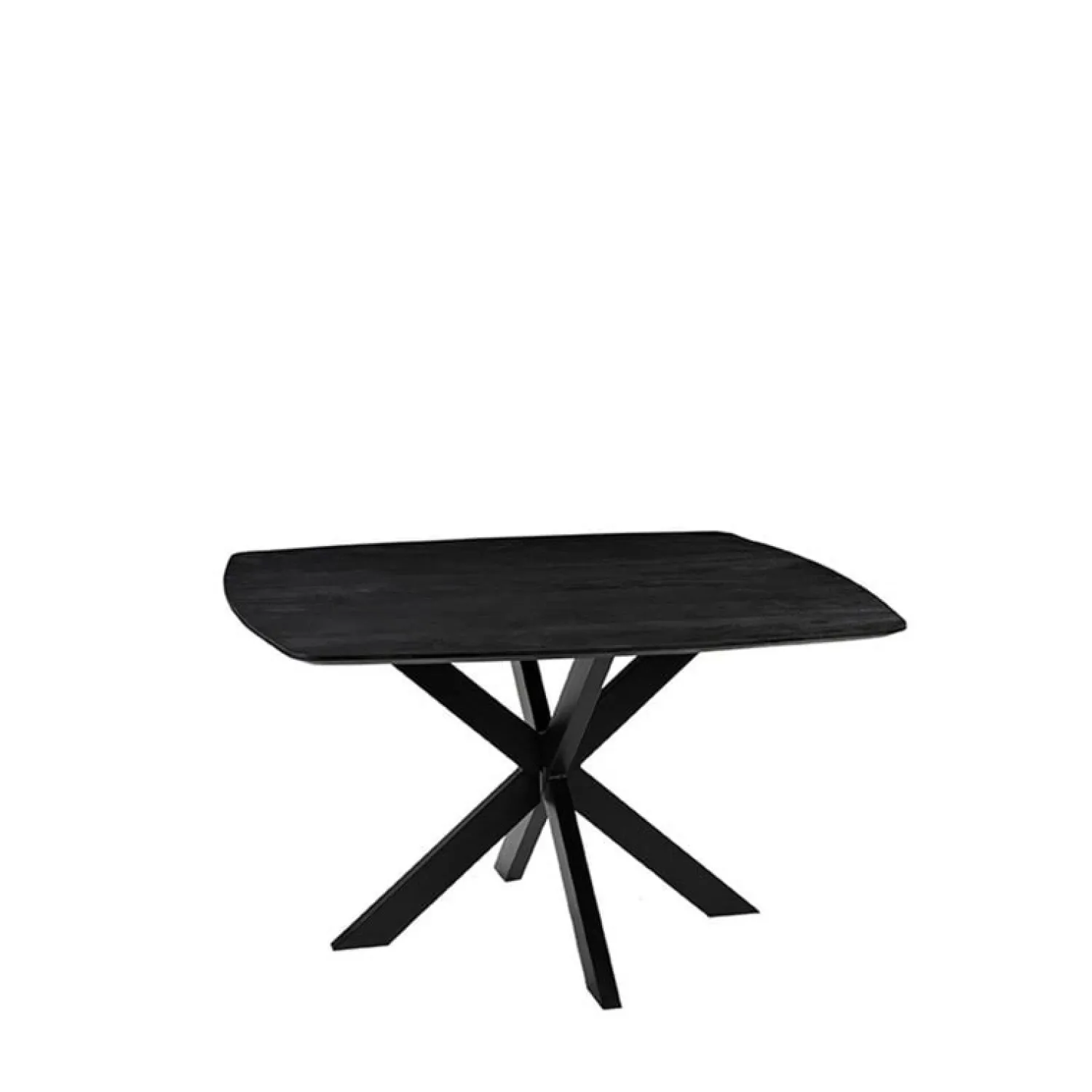 Label51 Eettafels|Eettafel Blake Zwart Mangohout 130cm