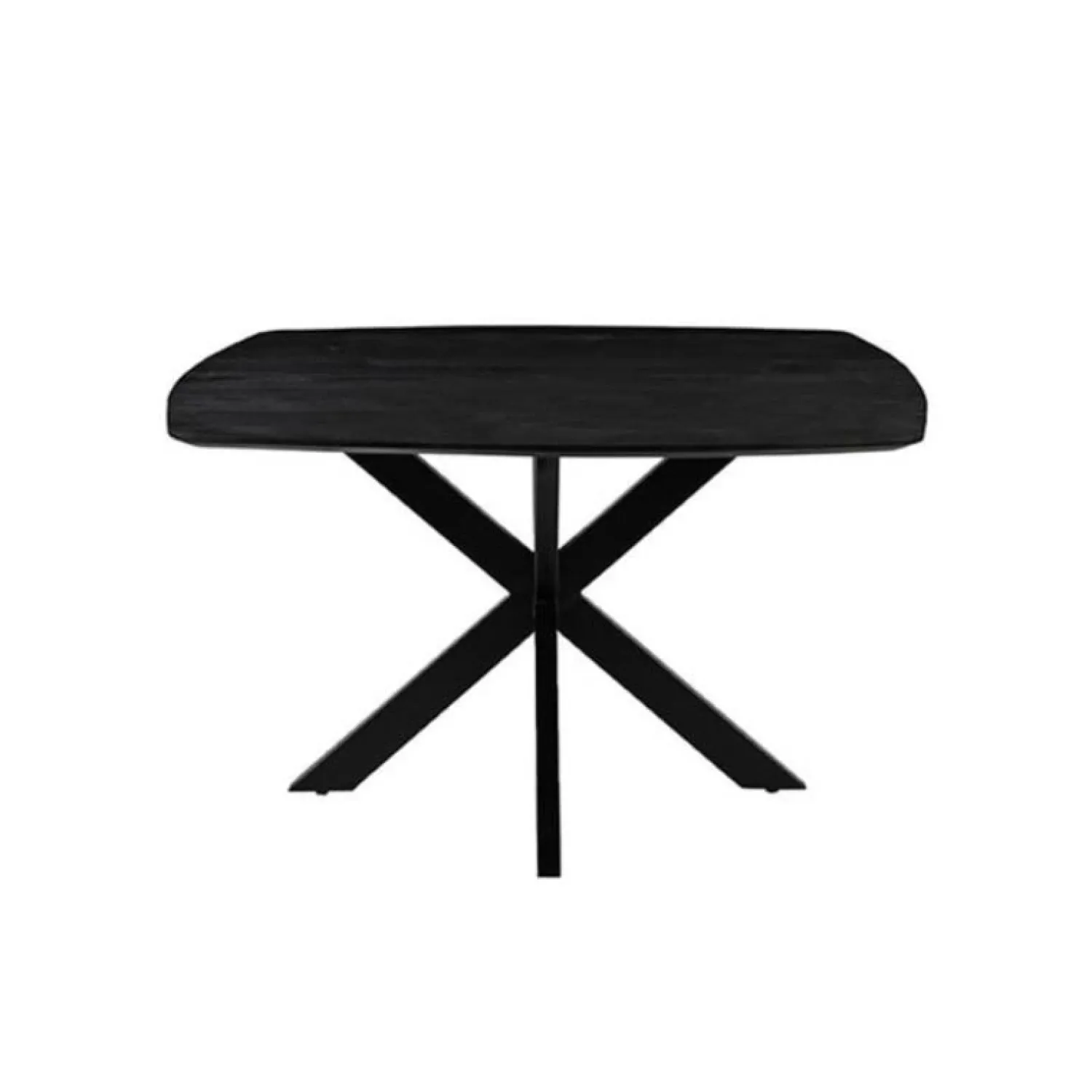 Label51 Eettafels|Eettafel Blake Zwart Mangohout 130cm