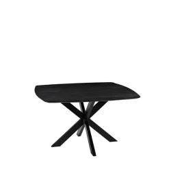 Label51 Eettafels|Eettafel Blake Zwart Mangohout 140cm