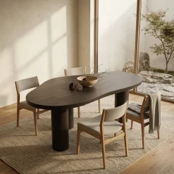 Eleonora Eettafels|Eettafel Bobbie Bruin 215cm