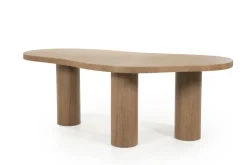 Eleonora Eettafels|Eettafel Bobbie lichtbruin 215cm