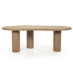Eleonora Eettafels|Eettafel Bobbie lichtbruin 215cm