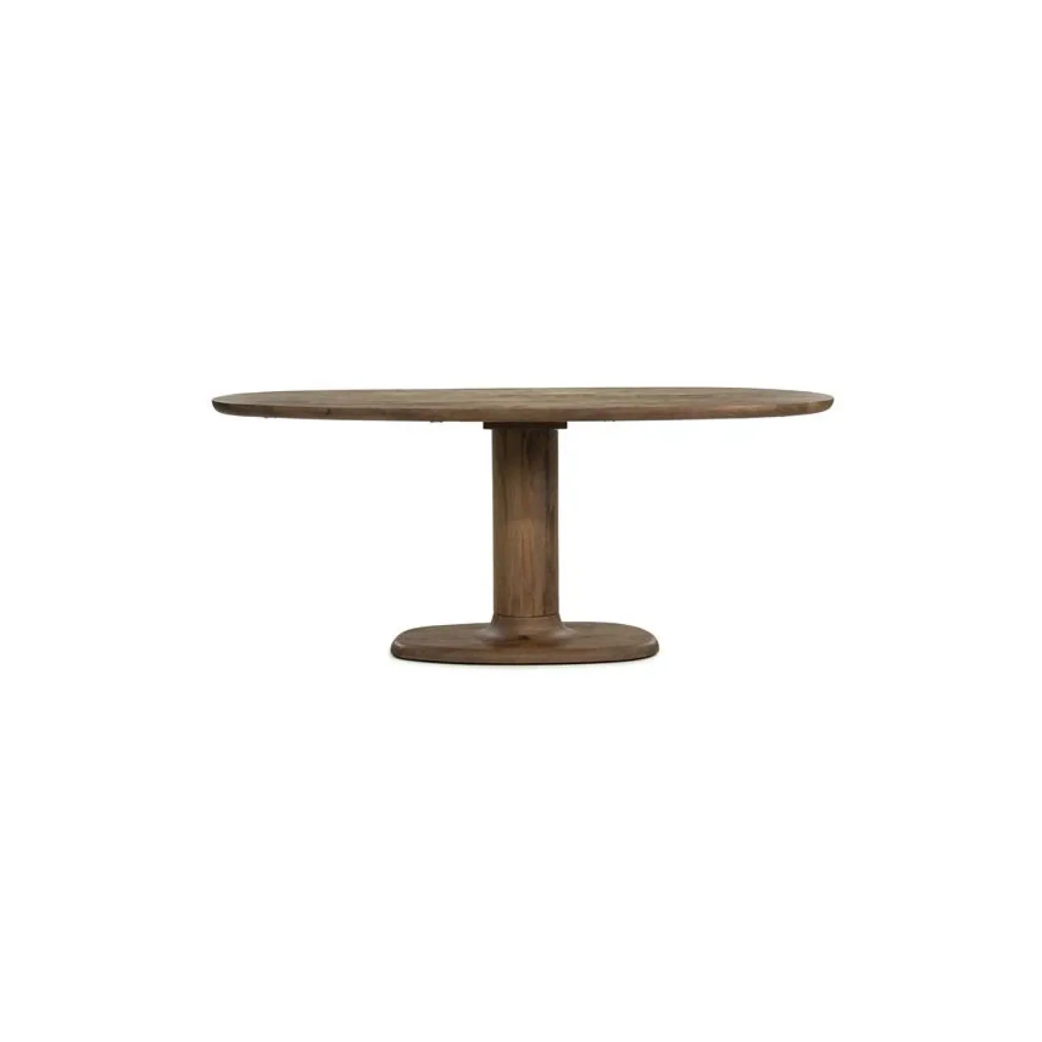 Eleonora Eettafels|Eettafel Coco ovaal Lichtbruin mangohout 180cm