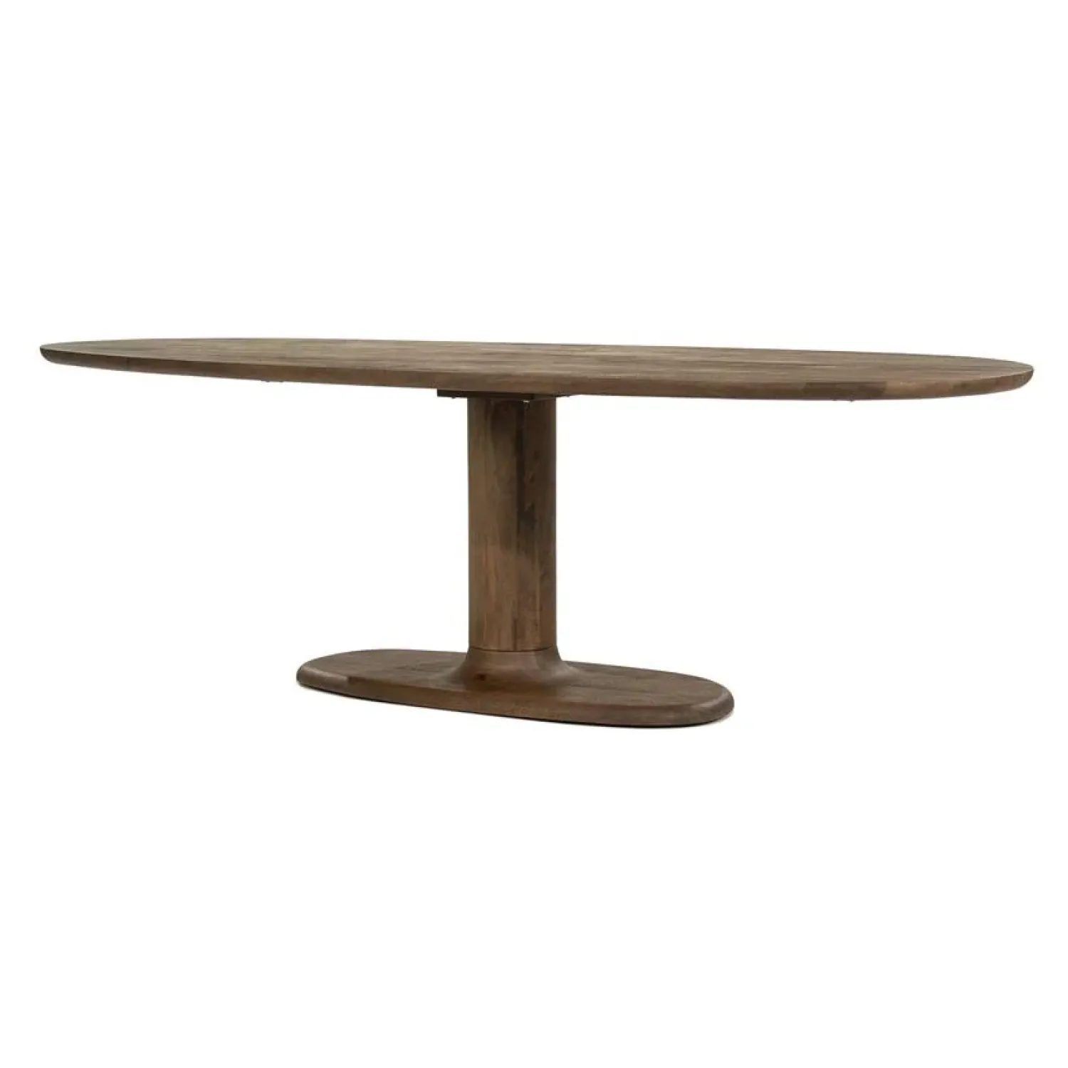 Eleonora Eettafels|Eettafel Coco ovaal Lichtbruin mangohout 240cm