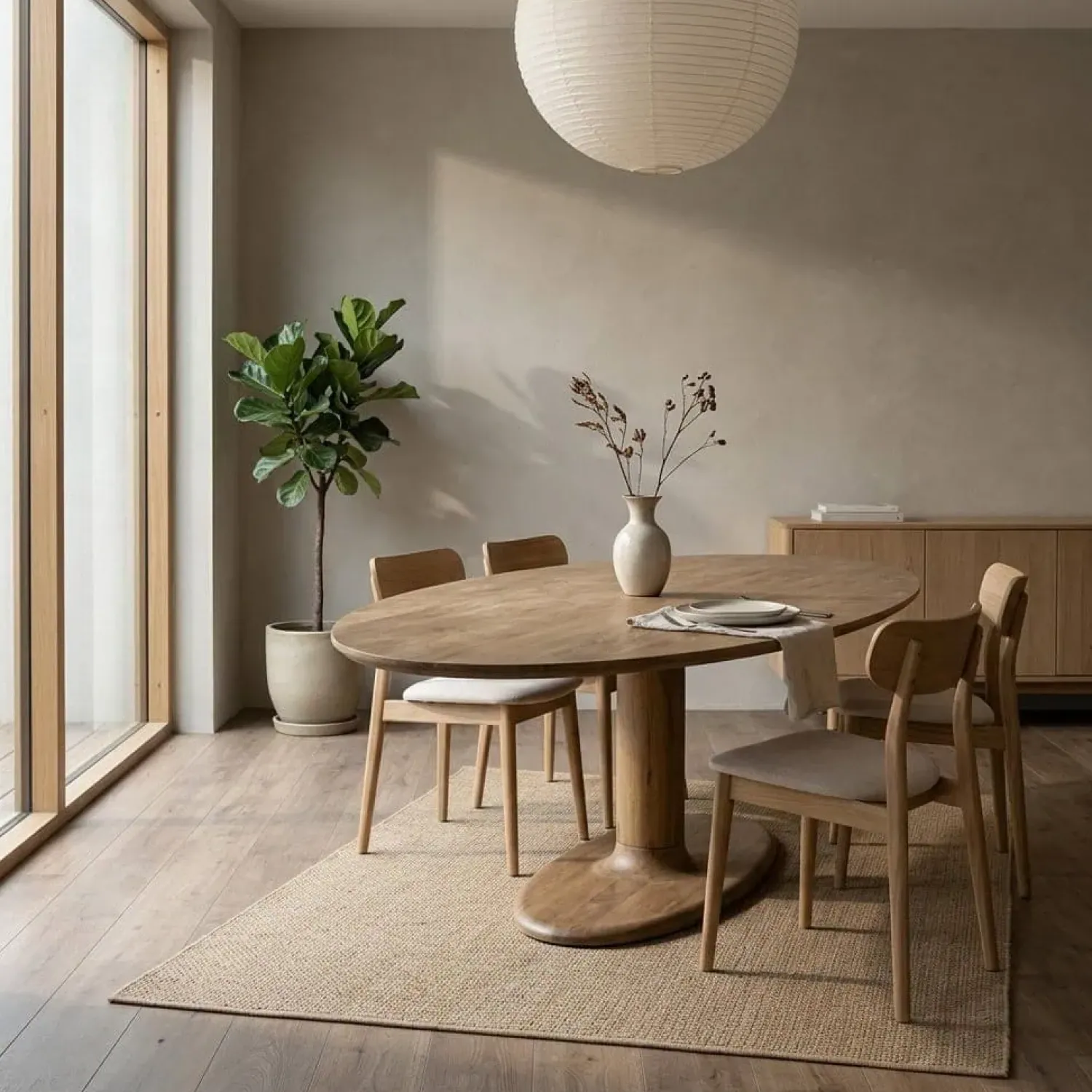 Eleonora Eettafels|Eettafel Coco ovaal Lichtbruin mangohout 300cm
