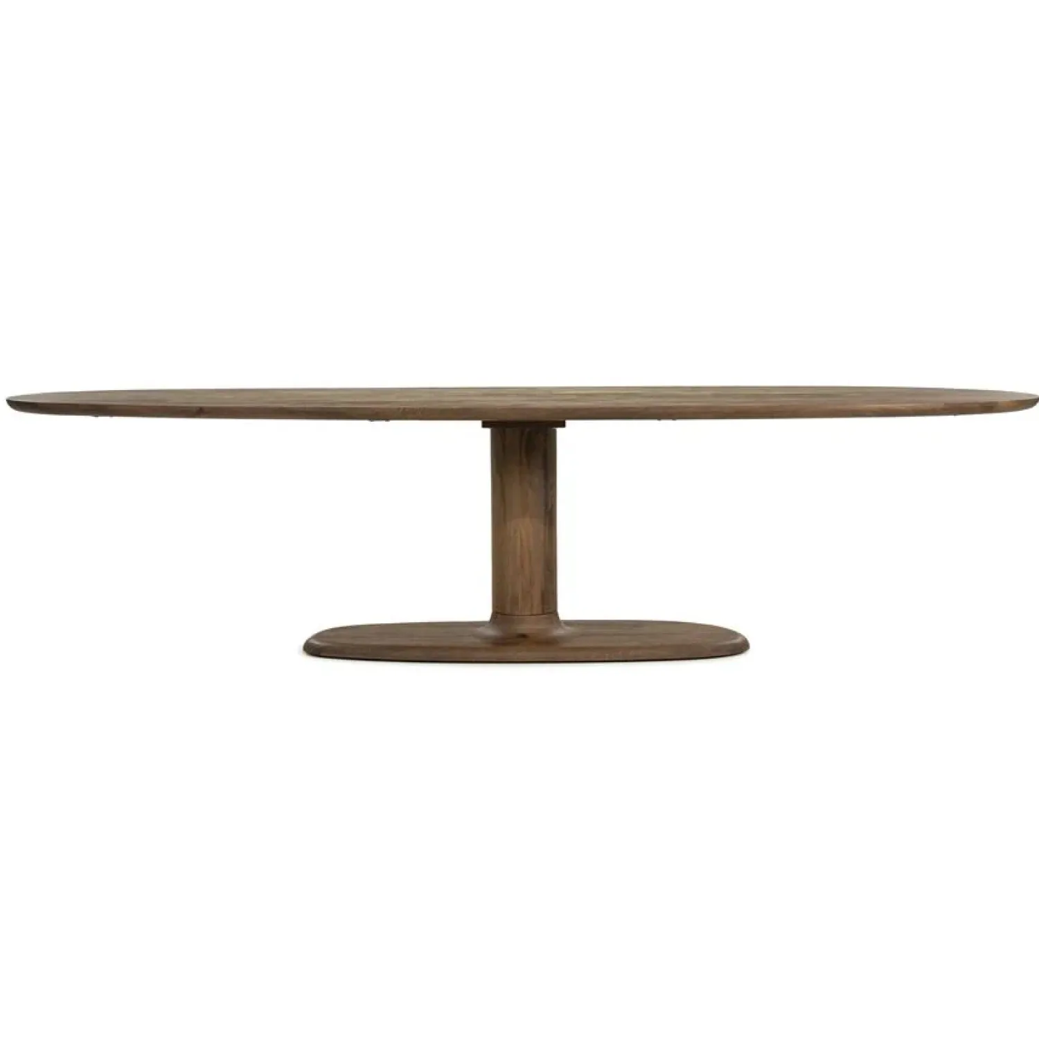 Eleonora Eettafels|Eettafel Coco ovaal Lichtbruin mangohout 300cm